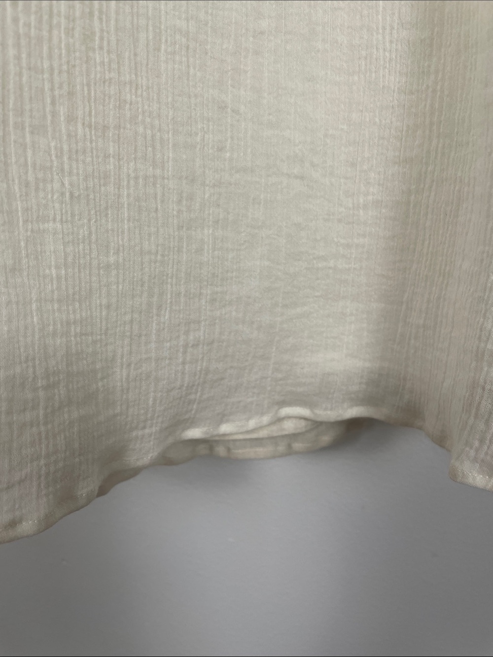 ONIA Crinkle Gauze Maxi Dress In Egret. Size M - Picture 8 of 16